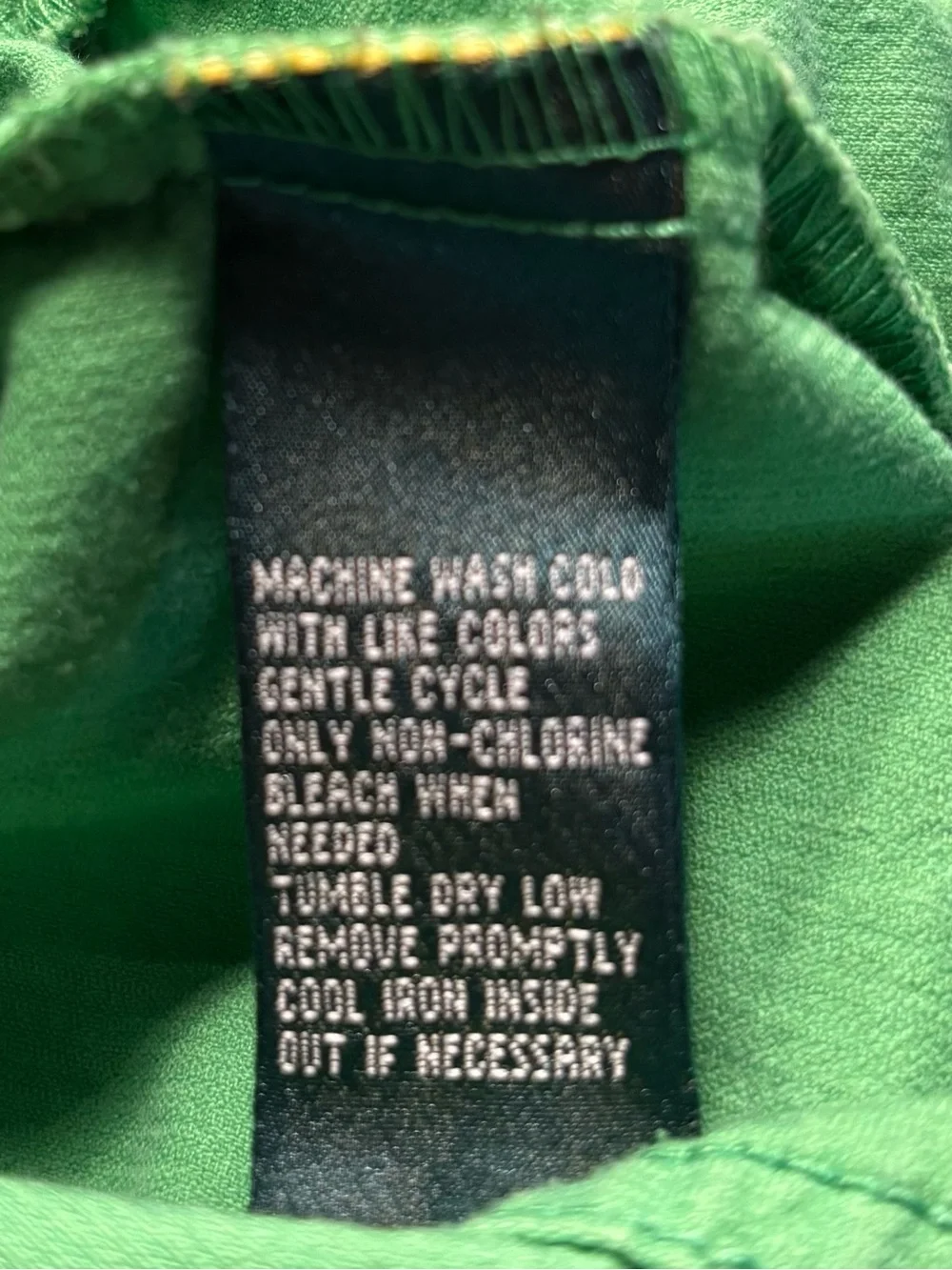 Lauren Jeans Co. Lime Green Corduroy Jacket Size M Gold Buttons 100% Cotton - Picture 12 of 15